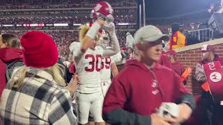 Alabama players exit field after losing to Oklahoma [upl. by Arted]