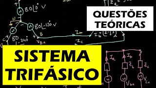 Questões de concursos  Sistema Trifásico só teóricas [upl. by Etnaed712]