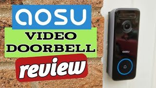 Aosu Wireless Video Doorbell Review [upl. by Karie]