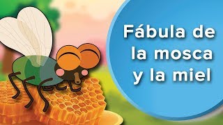 Fábula de la mosca y la miel  Cuentos con moraleja para niños [upl. by Quill]