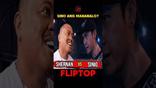 SINIO vs SHERNAN  Sino ang mananalo fliptop sinio shernan [upl. by Grigson821]