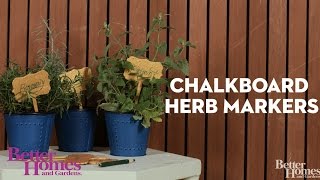 Chalkboard Plant Markers [upl. by Blackmun250]