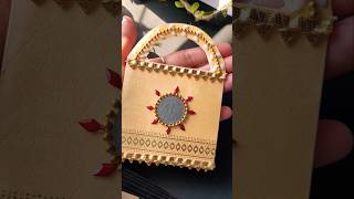 Diy bag envelope from shaadi card🌼 diy diycrafts recycle envelope bestoutofwaste reuseidea [upl. by Sabir]