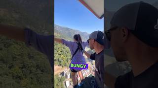 INDIAS HIGHEST BUNGY IN RISHIKESH 117 MTRS [upl. by Wehtta379]