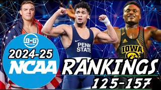 202425 NCAA RANKINGS amp more on FRIDAY LIVE with BEG Wrestling [upl. by Nyvets83]