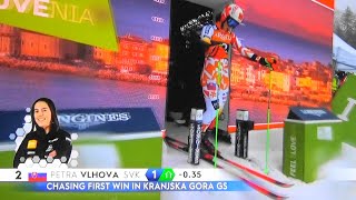 Petra Vlhova  Giant Slalom  Kranjska Gora  RUN 2  2024 [upl. by Donni]