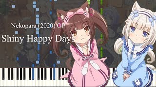 Shiny Happy Days  Nekopara2020 OP Piano Synthesia  Sheet [upl. by Lougheed]