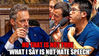 Jordan Peterson SCHOOLS Oxford Student on Hate Speech and Leaves Room SPEECHLESS Epic Debate [upl. by Eisserc414]