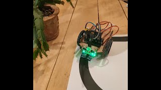 Line tracking microbit robot [upl. by Shayn858]