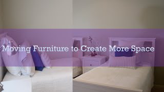 Moving Furniture to Create Space [upl. by Nilahs]