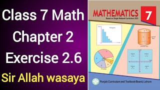 Class 7 Math New Book Chapter 2 Exercise 26  Class 7 Math New Book Unit 2 Exercise 26 [upl. by Nauqed]