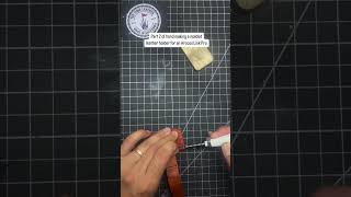 Part 2 of creating a molded leather holder for an Arccos Link Pro [upl. by Lacefield]