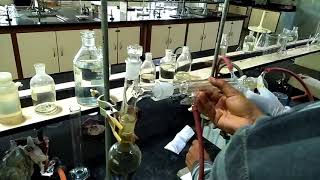 Preparation of acetaldehyde from Ethyl alcohol [upl. by Omlesna]