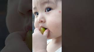 A Babys Love for Food babycutebabybabyfoodbabycareparentingnewparentsfamilylovejoy [upl. by Dahs874]