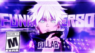 4K Jujutsu Kaisen  Funk Universo「AMVEDIT」Collab with therethinkables [upl. by Zsazsa]