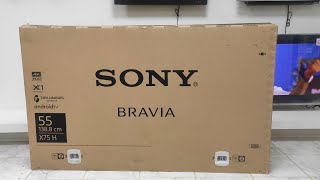 Original Sony 43inch 4K Android Smart X8000G  2021 LED Full Unboxing  Setup And review [upl. by Mitzi]