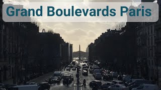 Grand Boulevards Paris Tour  Les Grand Boulevards  Part One [upl. by Ahsihat]