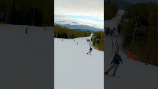 Narty  Krynica Górska Jaworzyna Krynicka 1ka narty ski skiing góry zima winter ferie śnieg [upl. by Vharat557]