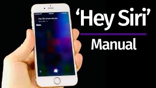 How to Use Hey Siri on iPhone 6S iPhone 7 iPhone 8 iPhone 6s Plus iPhone 7 Plus iPhone 8 plus [upl. by Atilrahc428]