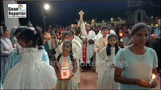 Goan Reporter News Procession of Our Lady of Fatima at St Annes church Ponda [upl. by Blackmun]