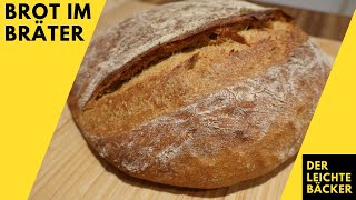 Super einfaches Rustikales Brot im Bräter selber machen  Du wirst kein Brot mehr kaufen  Brotzeit [upl. by Sedecram]