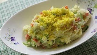 Korean Potato Salad  감자 샐러드 [upl. by Hanser]