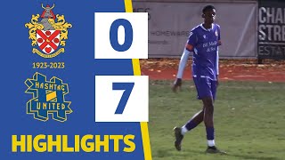 MATCH HIGHLIGHTS  Hornchurch U18s v Hashtag United  Essex Senior Cup 202324 [upl. by Adnoloy306]