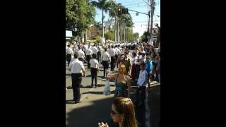 Fanfarra Colégio Tiradentes  Patos de Minas  Desfile de 7 de setembro de 2014 [upl. by Portie80]