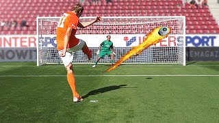 Penalty Challenge vs Dirk Nowitzki amp Pro Bundesliga Keeper [upl. by Trygve51]