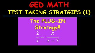 GED Math  Test Taking Strategies 1 [upl. by Artemisa]