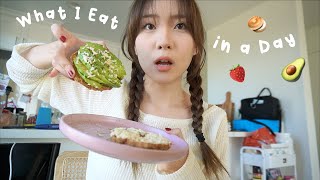 what i eat in a day in med school 🥯 [upl. by Tahmosh]