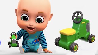 Tractor Toys for Kids  Surprise Eggs Videos from Jugnu Kids [upl. by Eciryt]