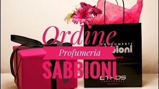 Profumerie SABBIONI il mio primo ordine profumeriesabbioni sabbioniprodotti [upl. by Esinyl]