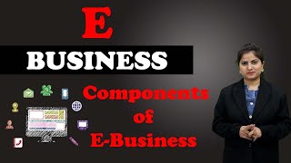 EBusiness  Components of E business [upl. by Assiled220]