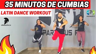 35 Minutos de Cumbia  Latin Dance Cumbia workout  Baja de peso con esta rutina  Weight loss [upl. by Freud236]