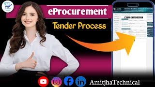 How to Biding eprocurement  Tendering process in eprocurement  TenderingBid  AmitjhaTechnical [upl. by Alegnasor802]