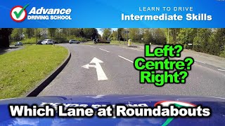 Which Lane At Roundabouts  Learn to drive Intermediate skills [upl. by Webb239]