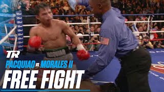 Manny Pacquiao vs Erik Morales 2  FREE FIGHT  HAPPY BIRTHDAY MANNY PACQUIAO [upl. by Aufa508]