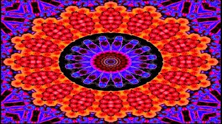 Trippy Colorful Psychedelic Patterns with Trance Techno Kaleidoscope Visuals  Empower Devour [upl. by Lehcin]