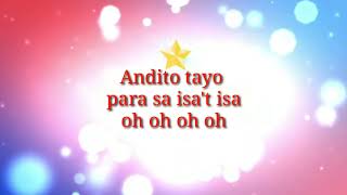 ABSCBN Christmas Station ID quotAndito tayo para sa isat isaquot  2021 DEMO Ver  BINI amp Lea Salongga [upl. by Aevin870]