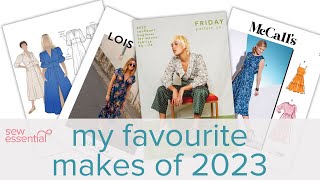 My Favourite Sewing Pattern Makes 2023 [upl. by Jarvis]