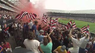 FR12nl  Opkomst Feyenoord  Vitesse  Sfeeractie Vak W [upl. by Friede749]