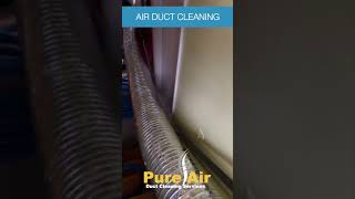 Air duct cleaning with a HEPA filter machine [upl. by Anitap344]