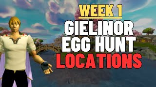 Week 1 Gielinor Egg Hunt Locations [upl. by Eilyab]