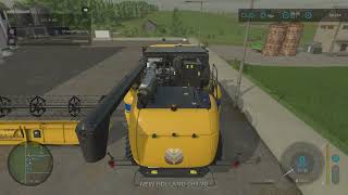 FS22  No Mans Land 11 Harvesting Sorghum Hard Mode With Precision Farming [upl. by Naerol]