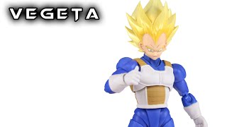 SH Figuarts VEGETA Awakening Super Saiyan Blood Dragon Ball Z Action Figure Review [upl. by Terra485]