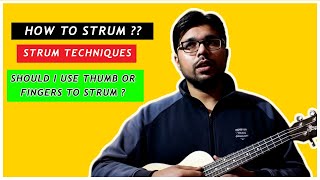 HOW TO STRUM UKULELE  Lesson 3 LEARN FAST [upl. by Patten640]