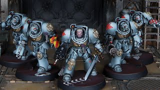 CREATING SPACE HULK DEATHWING TERMINATORS  Dark Angels  Warhammer 40k  Basing [upl. by Diva]