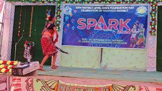 Solo folk dance ll Dist level OAVS Foundation day ll Nuapada ll [upl. by Bury768]