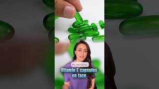 Vitamin E capsule on face  dermatologist reacts [upl. by Rickert]